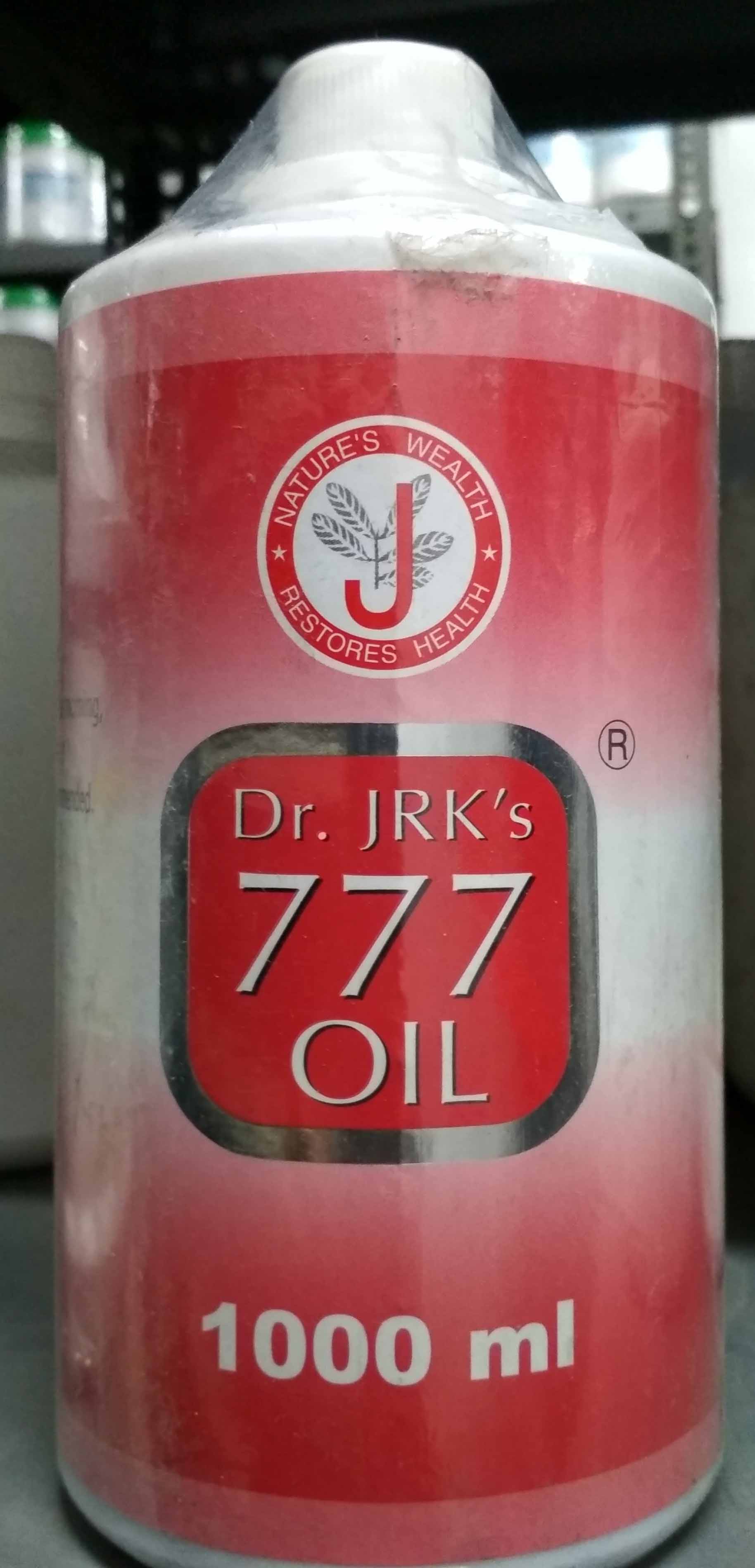 777 oil 1000 ml upto 15% off Dr.jrk Siddha Research pharma
